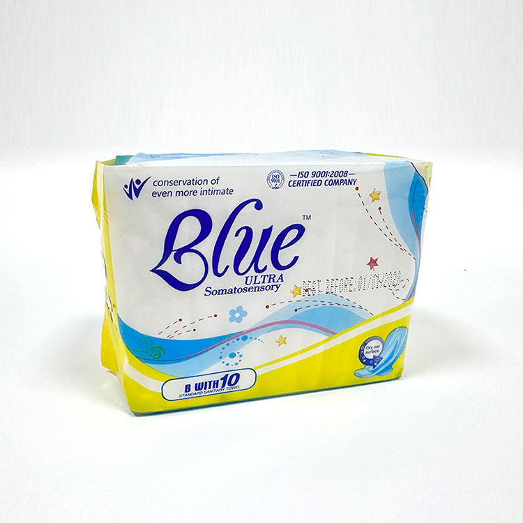 Serviette Hygiénique Bleue